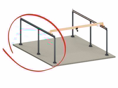 structure pour pont roulant