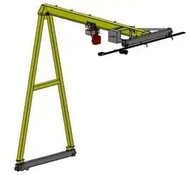 Semi-portal crane-1