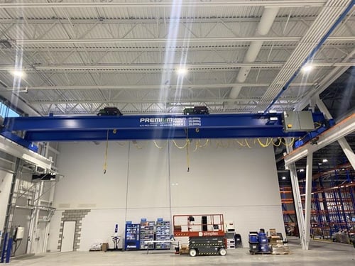 pont roulant standard bleu