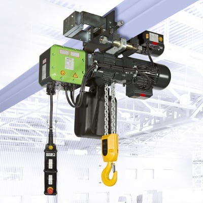 hoist for a paint room