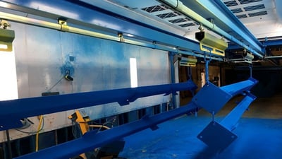 hoist for a paint room