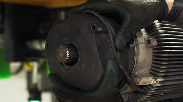 inspection d'un frein de pont roulant