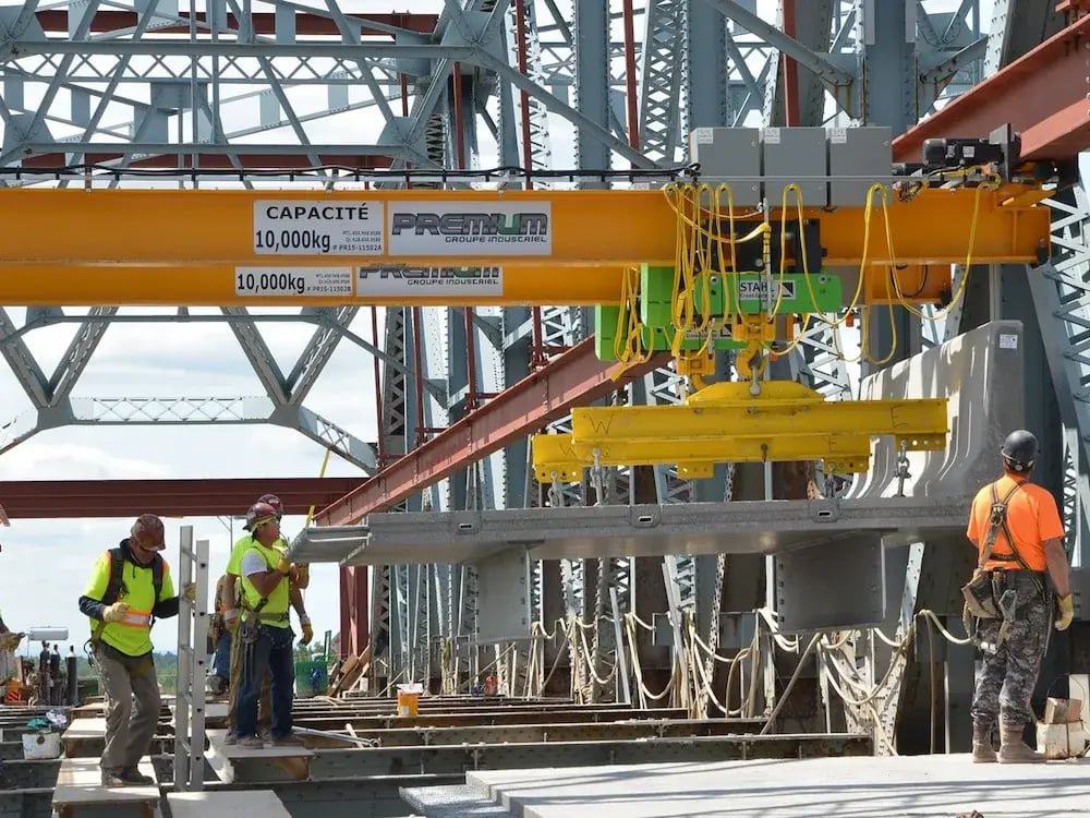 pont roulant suspendu