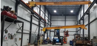 Adding an overhead crane to a crane runway