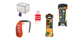 safety in the use of an overhead crane remote control