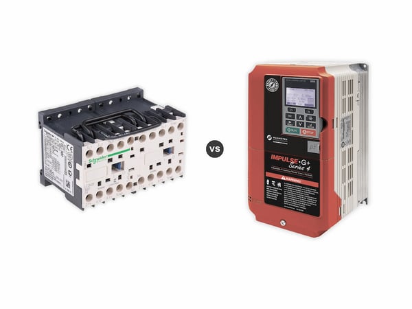 1 vfd and one contactor