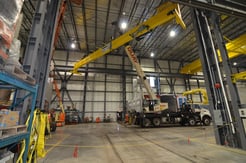 Installation-pont-roulant-à-la-grue