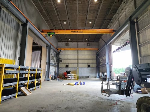 colonne de structure pour pont roulant chez Soudure DuFer