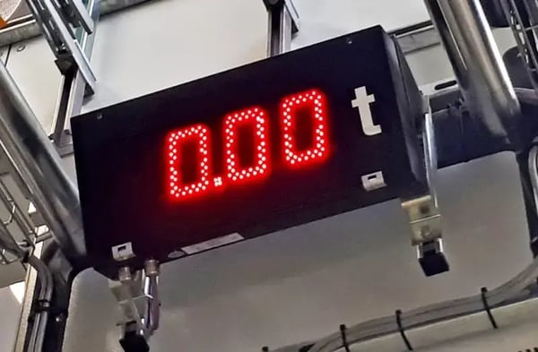 afficheur de charge pour pont roulant