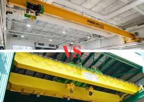 pont roulant simple poutre vs double poutre