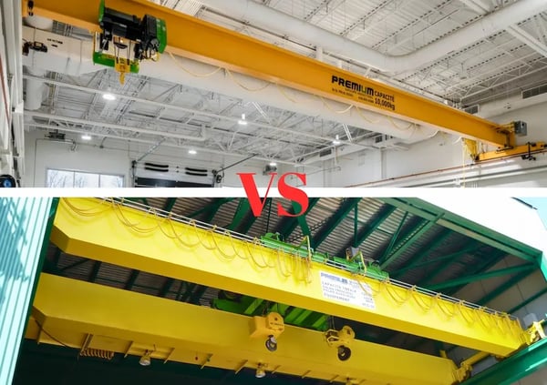 pont roulant simple poutre vs double poutre