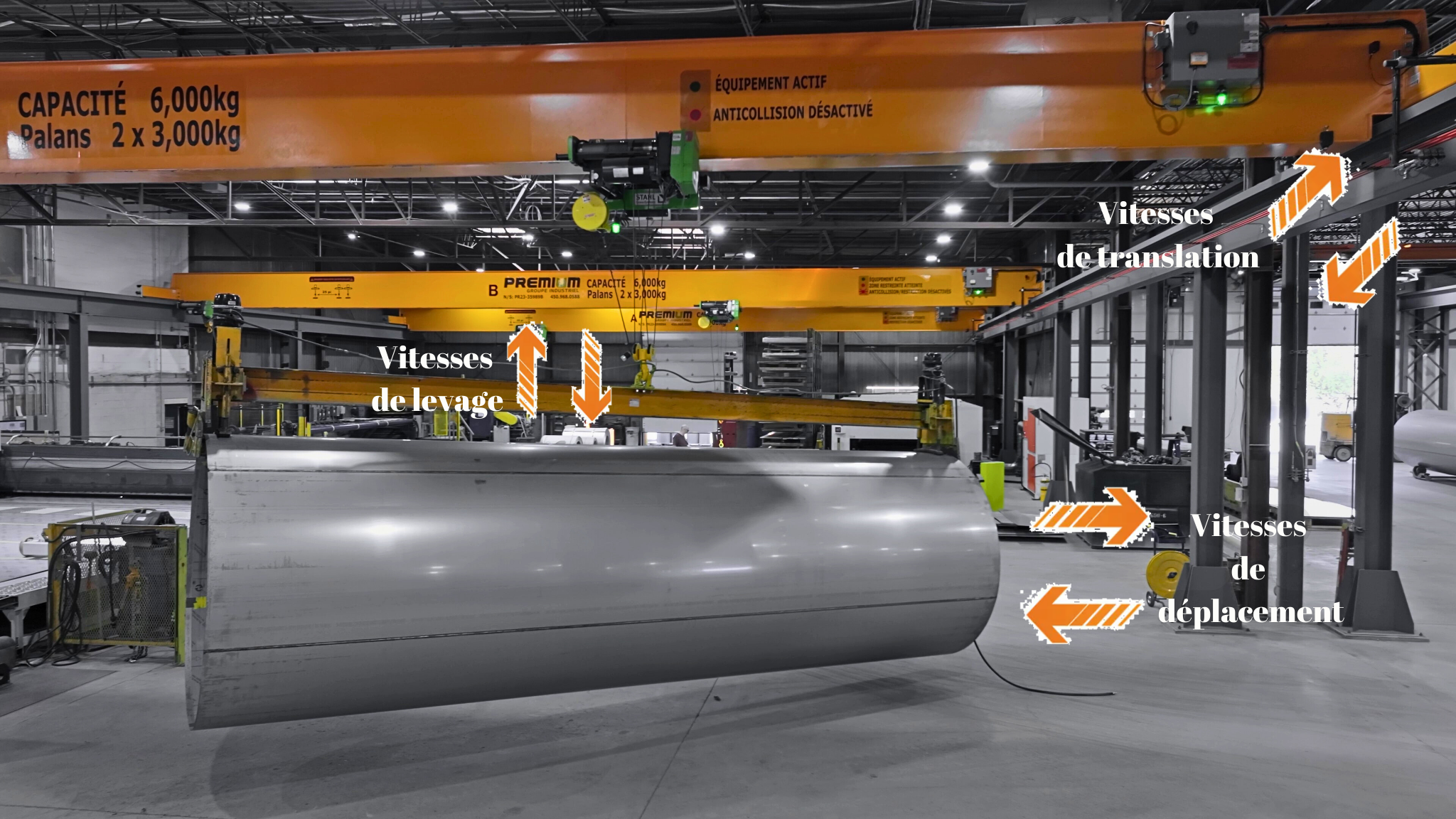 vitesse de levage